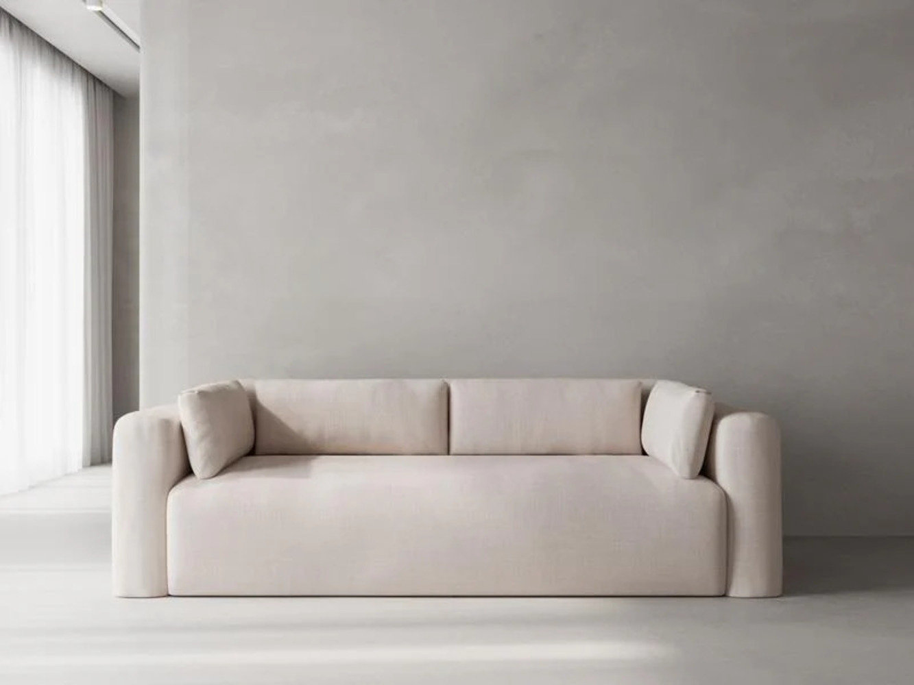 Freddie Sofa, 3, Nevis Ivory