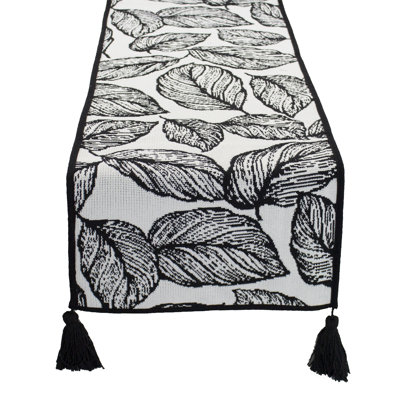 Floral Cotton Blend Table Runner
