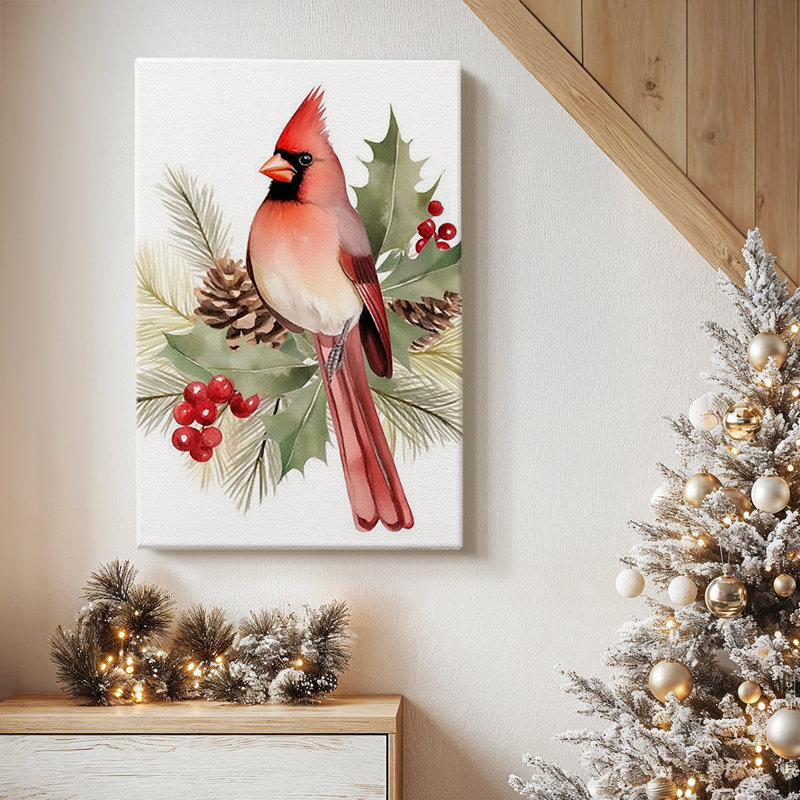 Tinsel-doré Carol-toile tendue avec châssis de qualité supérieure, H 18 po x l 12 po