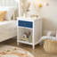 Table de chevet 26,77 po H avec tiroir en bois et tablette pour enfants, adultes-537026162