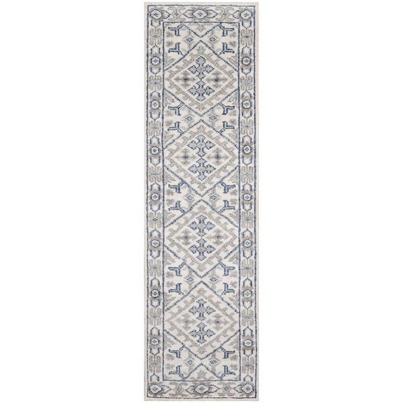 Santorini Viscose Oriental Indoor Rug, Runner 2'3" x 8'