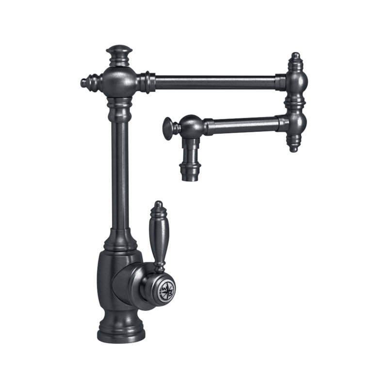Towson Kitchen Faucet - 18" Articulated Spout, Matte Black