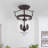 Husman Glass Semi Flush Mount-16518413-16518407