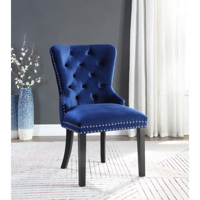 Chaise en velours Belrue