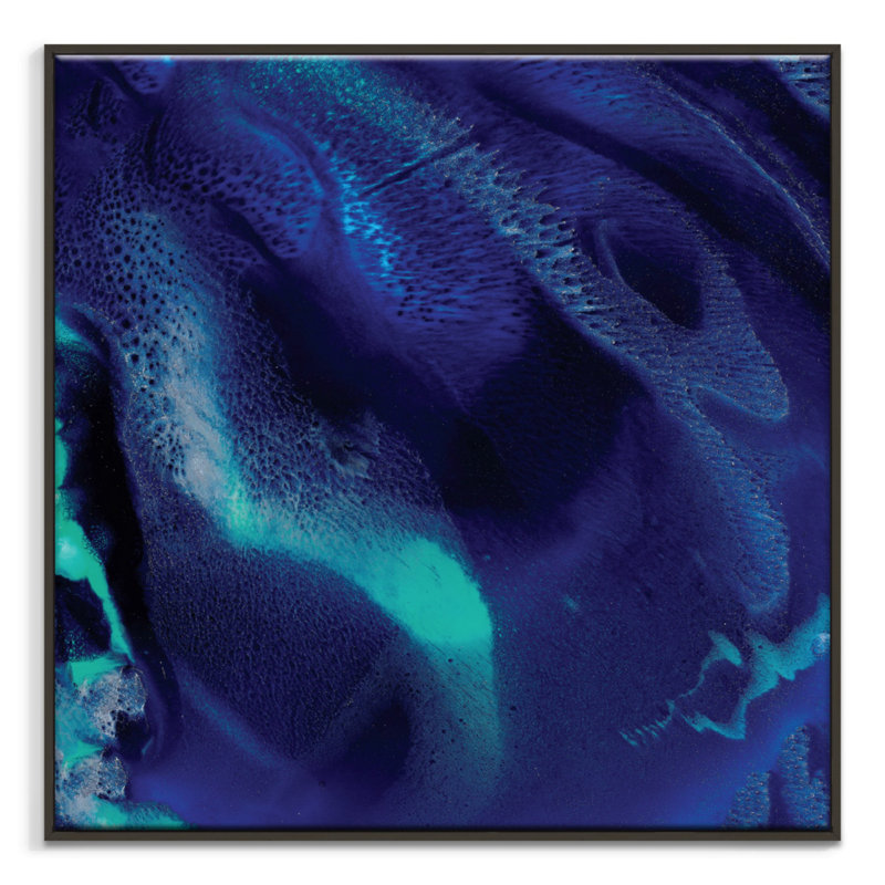 Olivia Collins - Painting on Canvas, 41cm H x 41cm W, Black