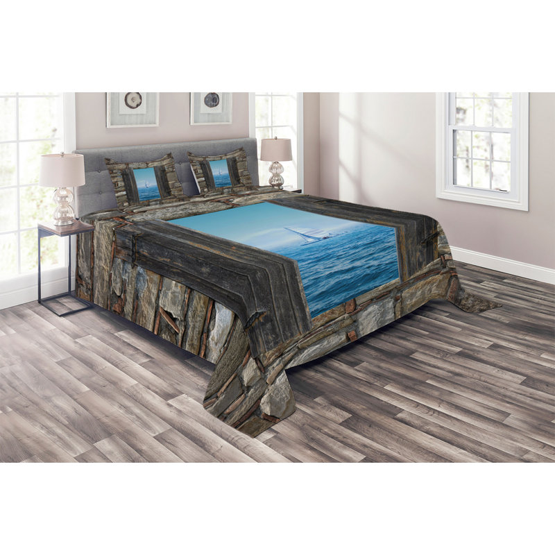 Coastal Polyester Coverlet