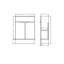 Fusion 60cm Single Bathroom Vanity Base Only-1230635362