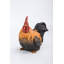 Statue de coq accroupi