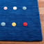 Tapis tissé à la main 70% laine, 20% latex, 10% coton Reon-816886463