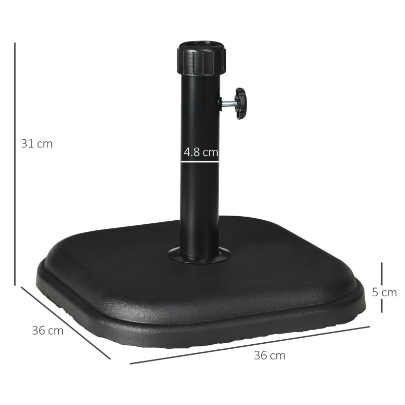 Bonieta 11kg Plastic Free Standing Umbrella Base
