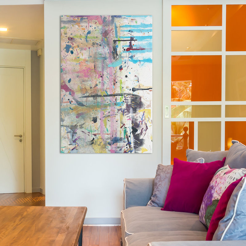 « dc iii », art mural sur toile tendue, H 26 po x l 18 po x P 1,5 po, Pas de tapis, Toile tendue