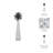 Oakden Crystal Clara Small Stone Statuary-1754840602