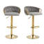 Christal Height Adjustable Swivel Bar Stool-813056547