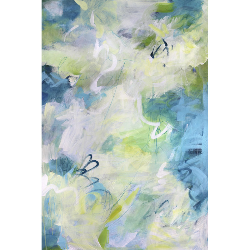 Springtime Rhythms II by Sue Riger - Wrapped Canvas Painting, 30" H x 20" W
