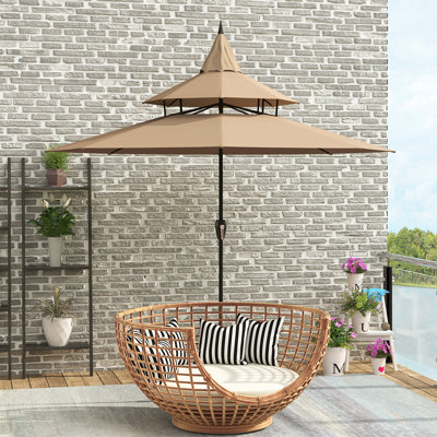 9 Ft Outdoor Pagoda Market Umbrella