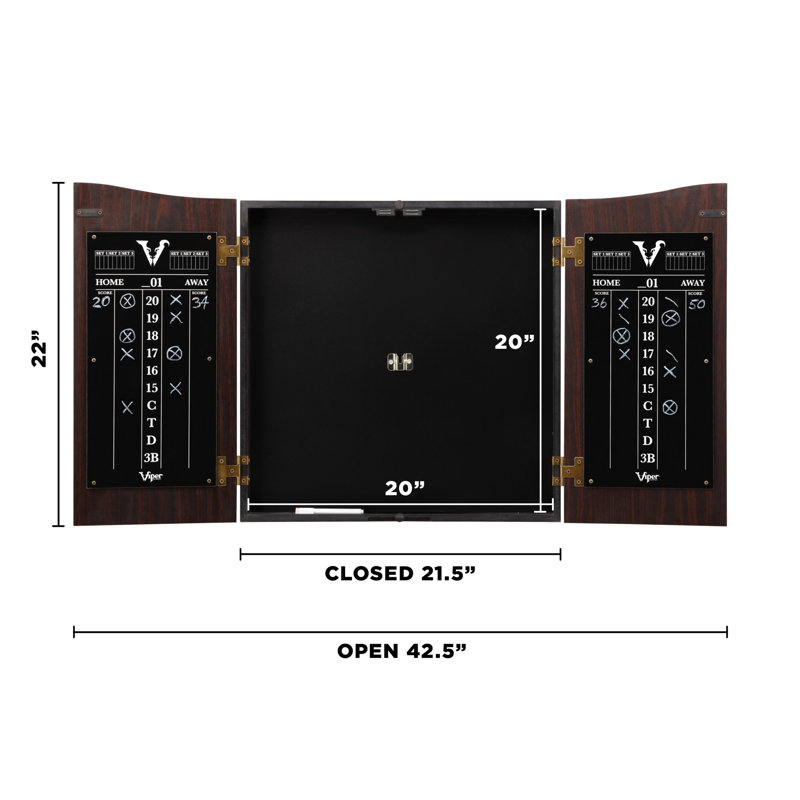 Armoire avec jeu de fléchettes Viper