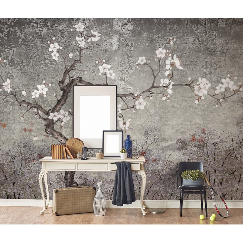 Murale fleurie Garden City, L 75 po x l 112 po