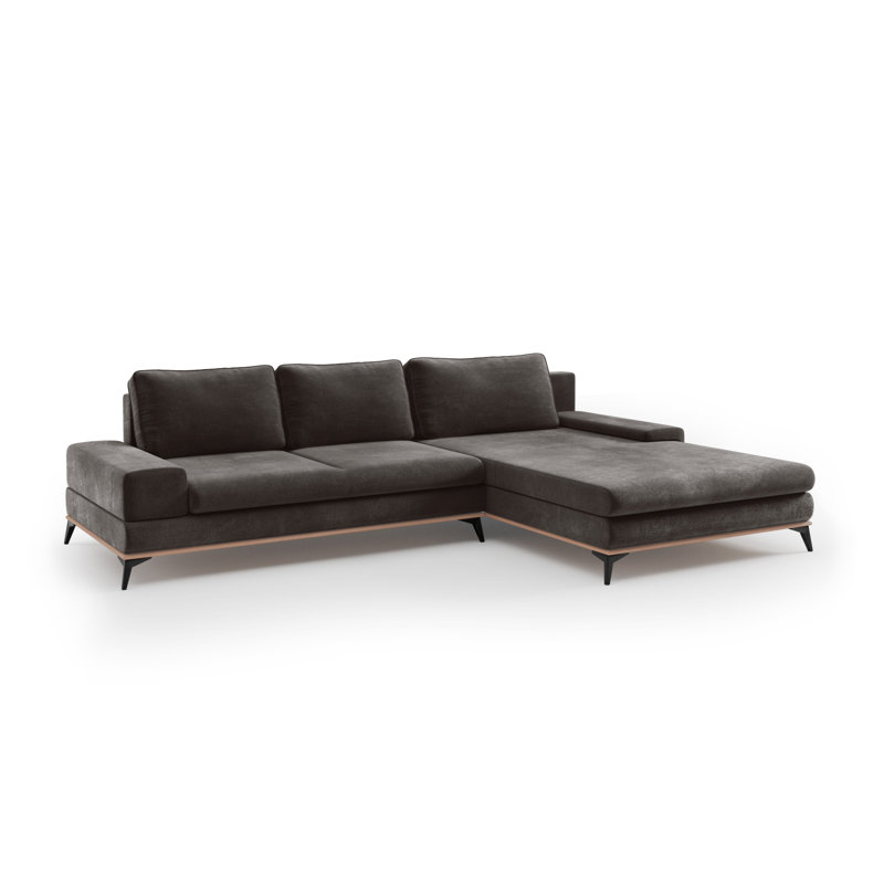 Cuiksa 5 Seater Sofa Bed, Right Hand Facing, Brown