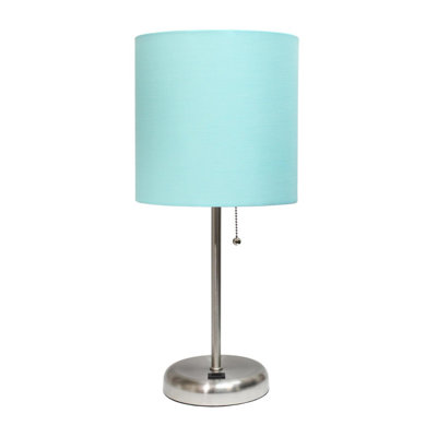 Lampe bâton LimeLights avec port de charge USB et abat-jour en tissu