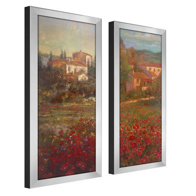 " Provencal VillageII " 2 - Pieces Painting Print