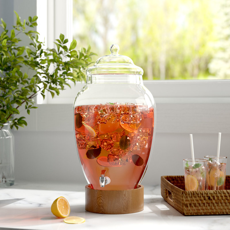 Distributeur de boissons en verre Madera