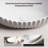 MonBlari 24" X 14" Ingot Fluted Solid Surface Bathroom Sink Matt White-120971336