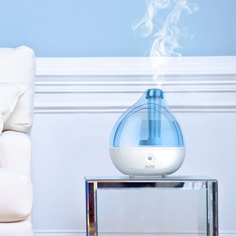 Humidificateur ultrasonique de table à brouillard froide 0,4 pieds de table 250 pi ³