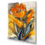 Fleur de tulipe jaune grunge - reproduction sur toile-273760753-273760766