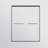 56-60 In. W X 72 In. H Double Sliding Shower Door, Semi-Frameless Bypass Bathroom Sliding Door With 1/4" (6Mm) Tempered Glass For Walk-In Shower-121998743