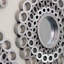 Round Cascading Angular Orbs Mirrors 9.5"-283131700