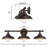 Iron Hill 3 - Light Dimmable Vanity Light-1816776526-1816776527