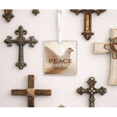 Ornement en verre Dove Peace I Donnez Vous