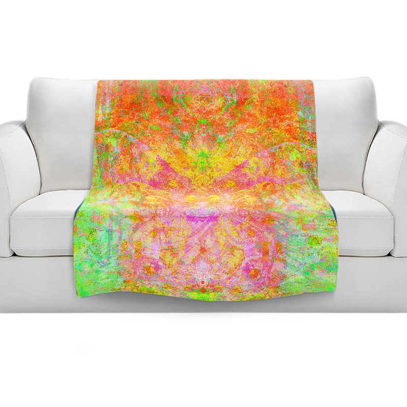 Hand Woven Throw Blanket, 51" x 60"