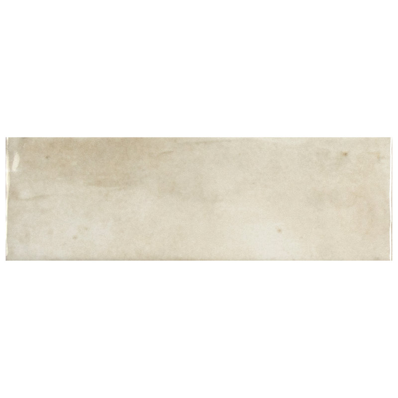 Coco 2" x 6" Porcelain Subway Wall Tile, Canvas Beige