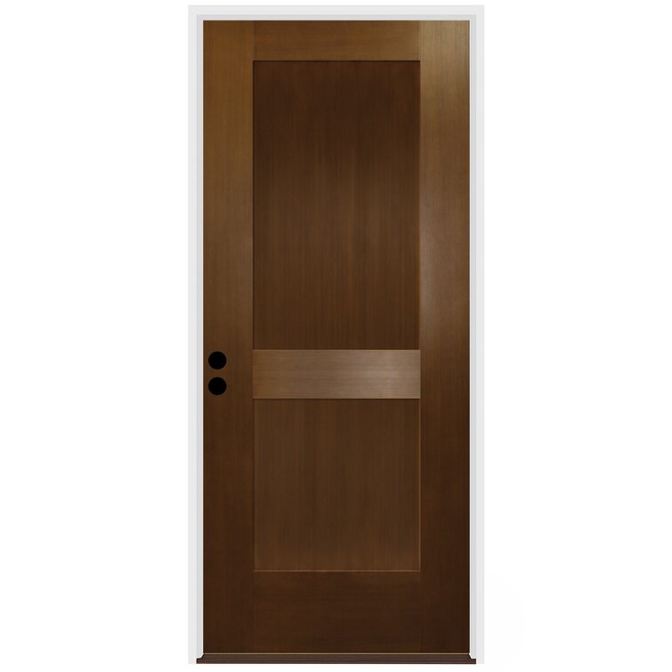CreativeEntryways Contemporary 3-Lite Stained Wood Prehung Front Entry Doors  - Wayfair Canada