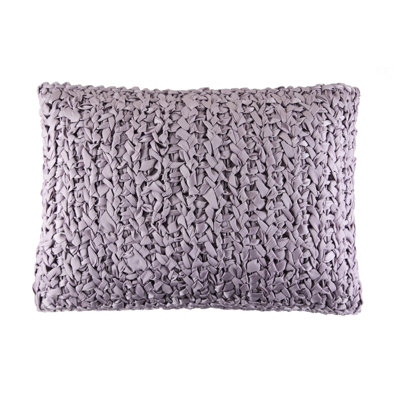 Ribbon Knit Lumbar Pillow Cover & Insert