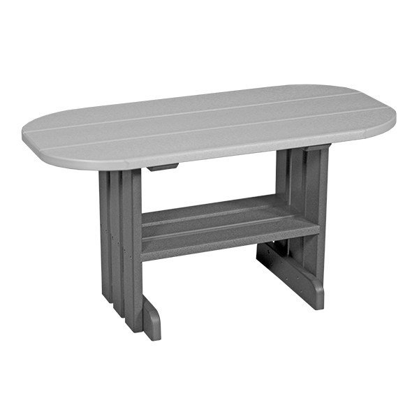Table basse en plastique Kazan, Gris tourterelle, Ardoise