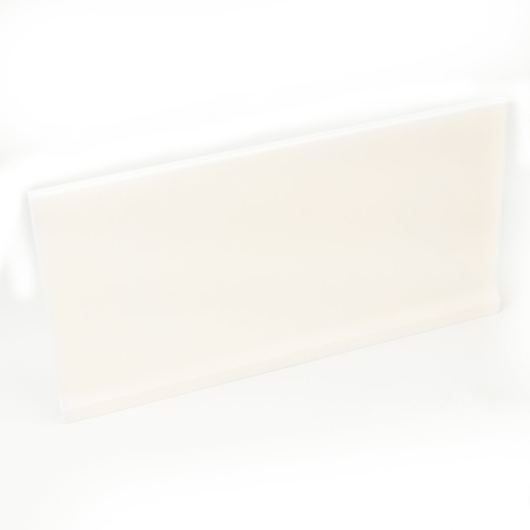 True Story 12'' L x 6'' W Porcelain Cove Base Tile Trim (Set of 12) PIXL 