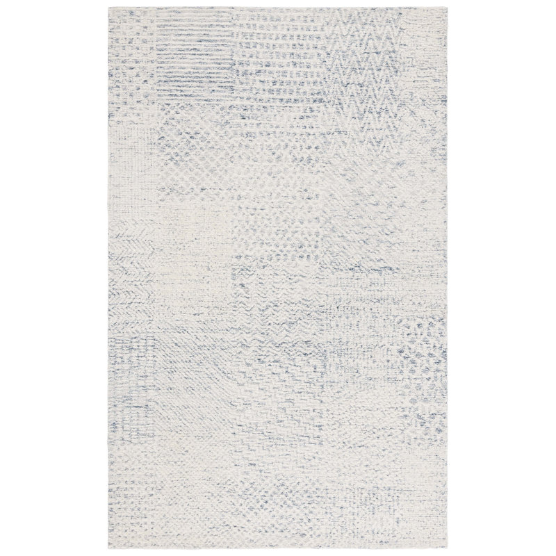 Armittie 223 Area Rug In Ivory / Blue, Rectangle 5' x 8'