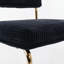 Ensemble de 2 chaises en velours côtelé avec base en métal-438955488