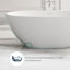 Baignoire de trempage autoportante 61 "x 29" 61-110777106