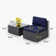 Mcgahan - Person Modular Patio Conversation Sets with Cushions