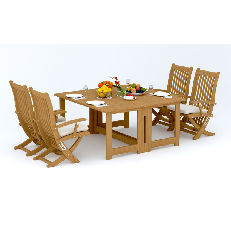 Warwick Outdoor - Piece Teak Dining Set, 4