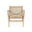 2 chaises d'extérieur en bois avec doublure - brun style transitionnel 2 et