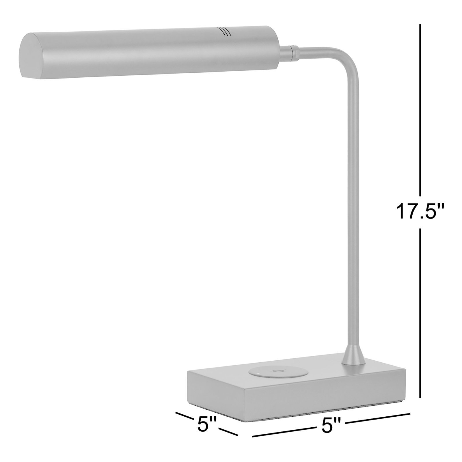 Mayeul Metal USB Desk Lamp, Black