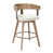 Ivory Seat/ White Washed Wood Frame