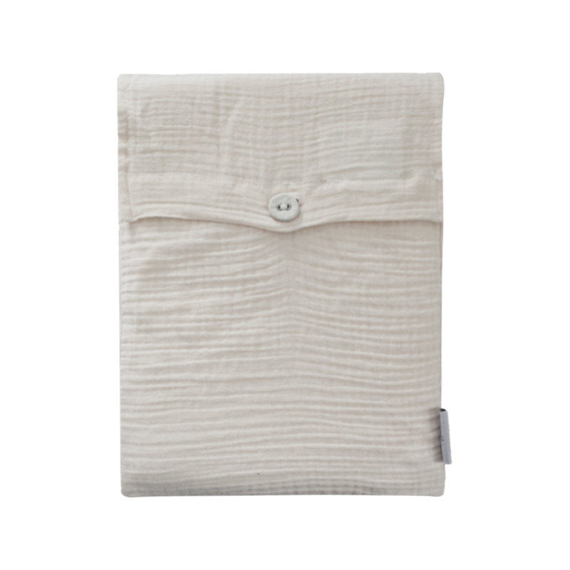 Gretta Cotton Solid Colour Duvet Cover, Grey