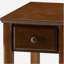 Table d'appoint en noyer avec tablette inférieure-1270098514
