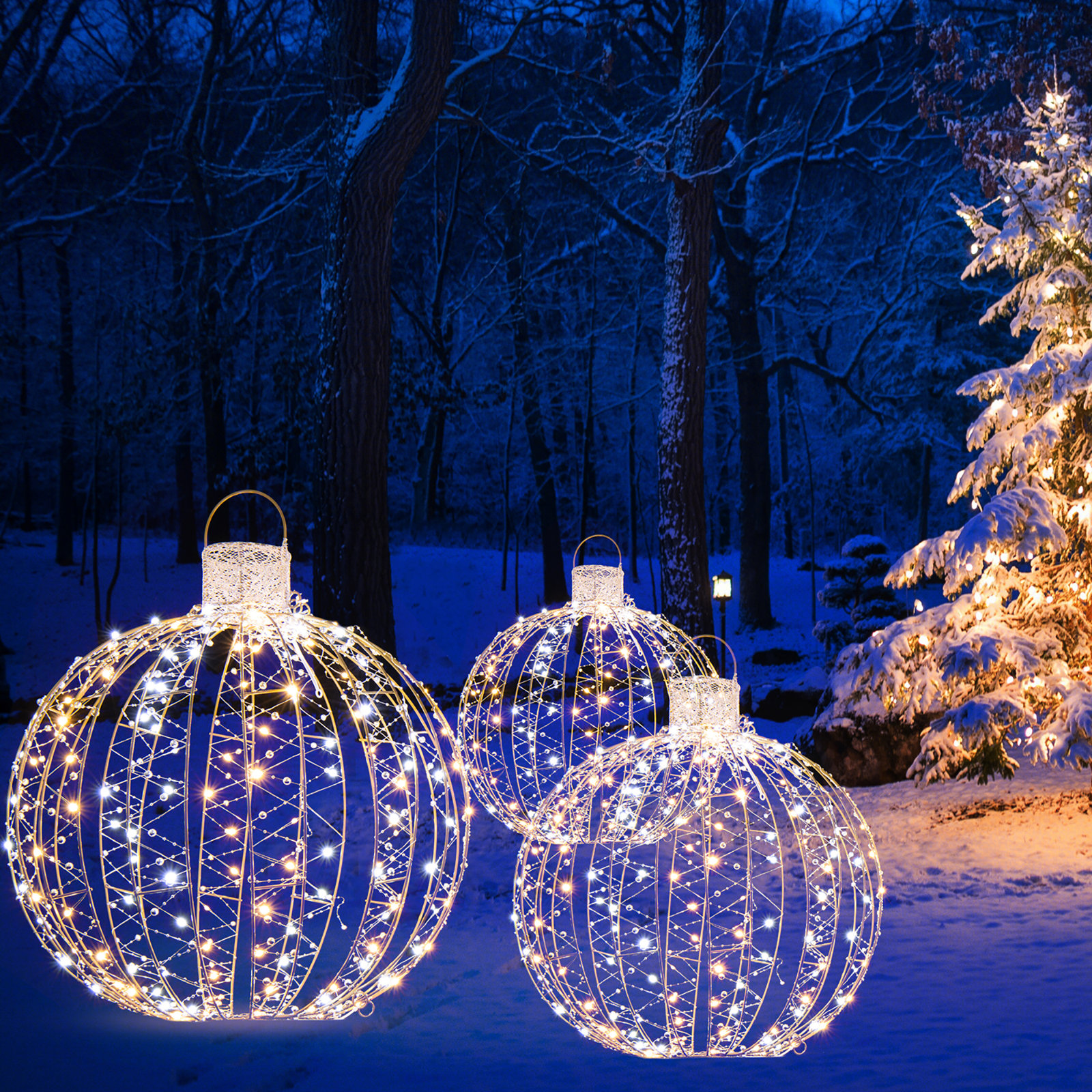 Metal Christmas Lawn Decoration