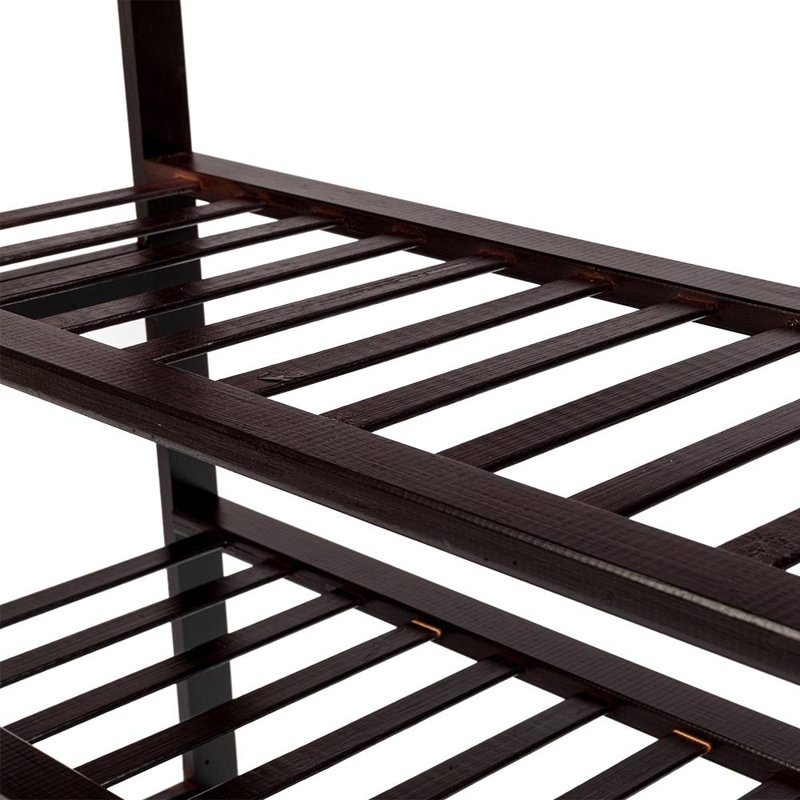 16 Pair Shoe Rack, Coffee